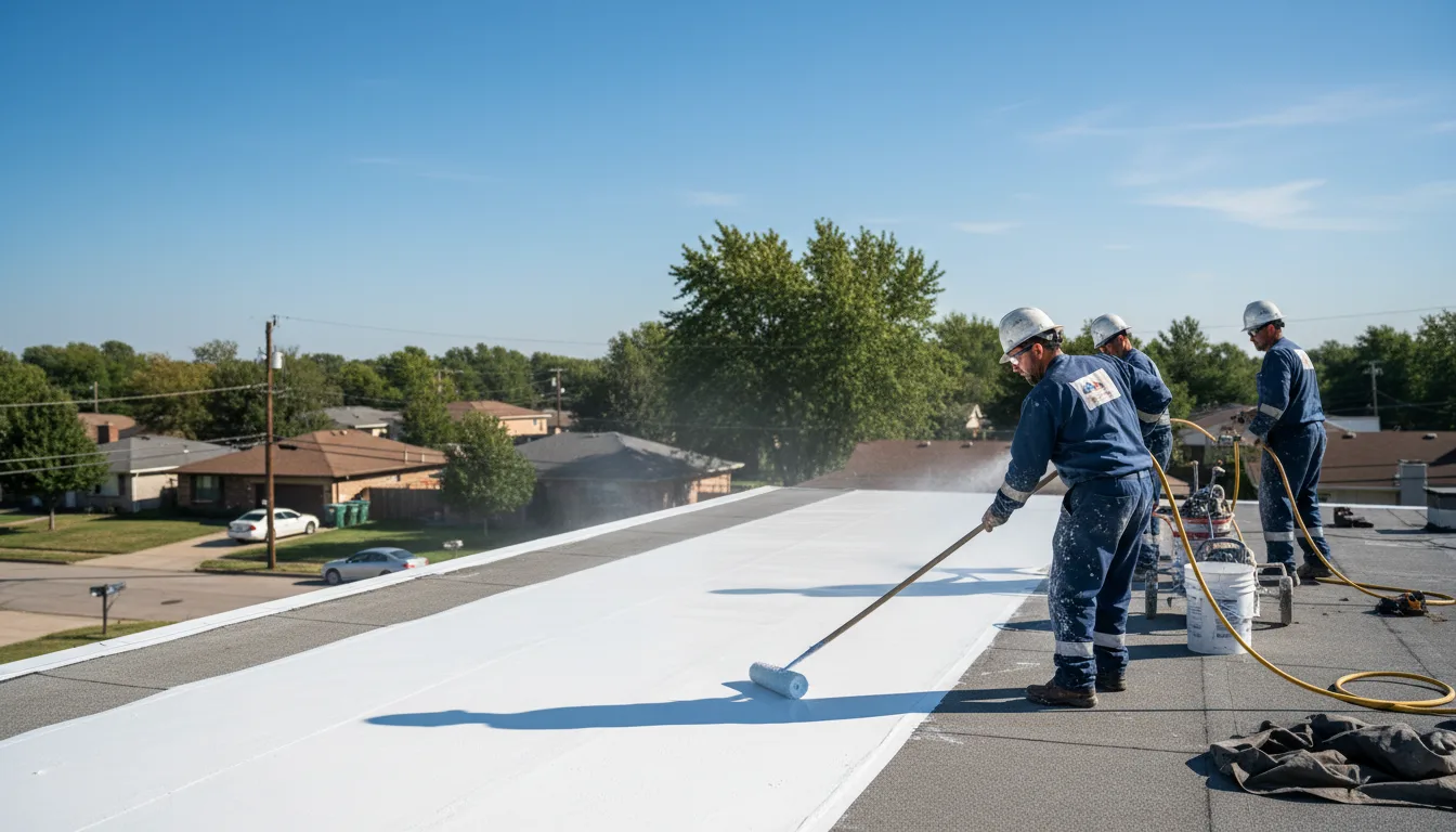 Commercial roof coating in Yazoo City, MS near me